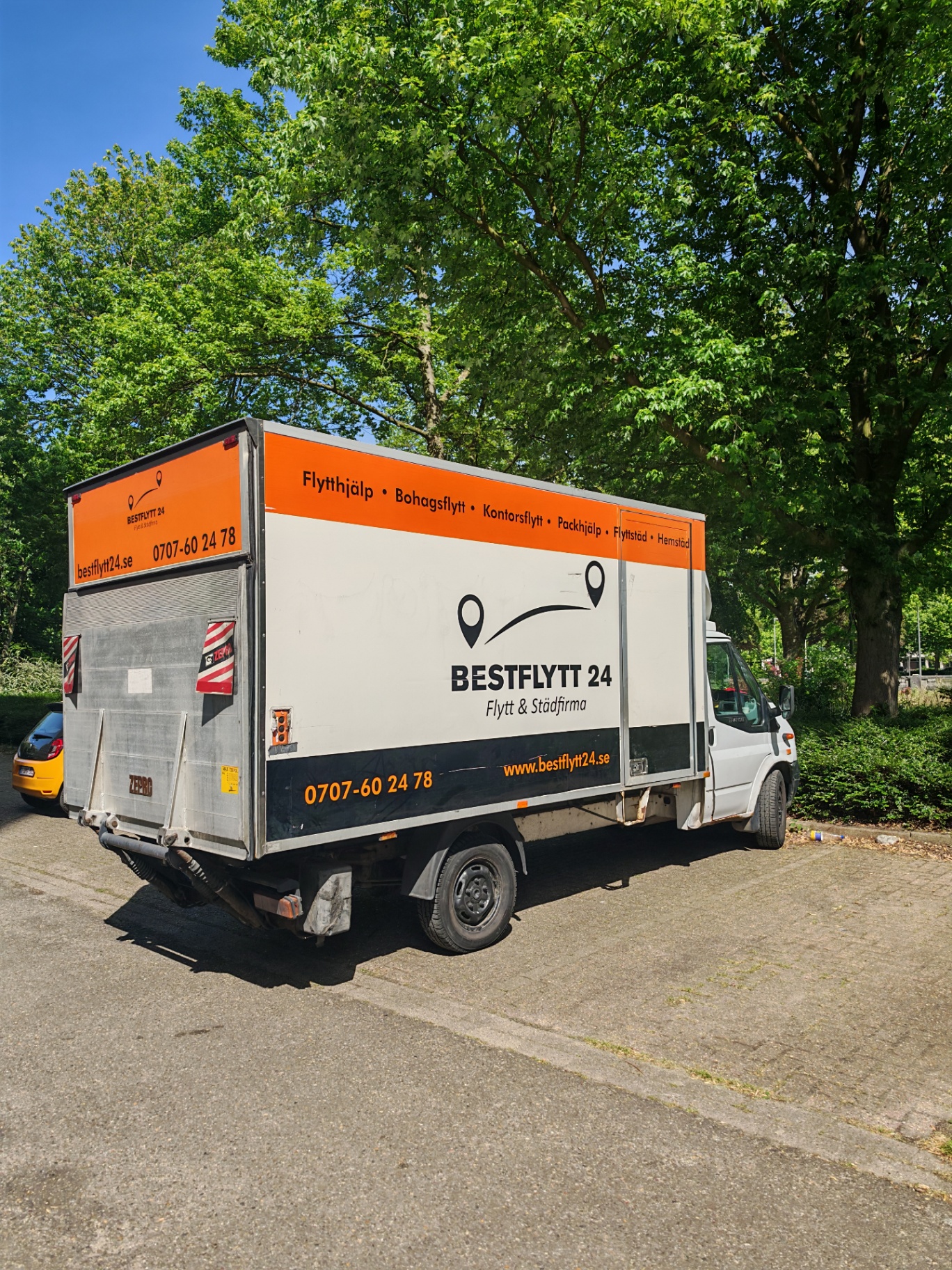 Verhuiswagen in Antwerpen